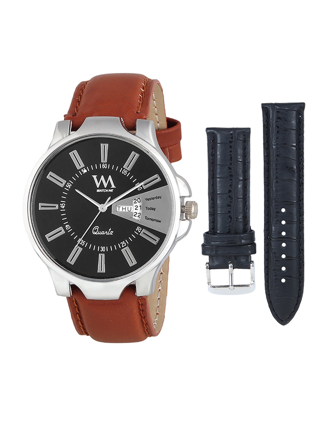 

WM Men Black Analogue Watch DDWM-007-WMS-012