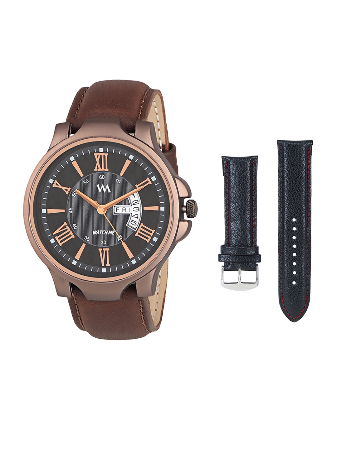 

WM Men Black Analogue Watch DDWM-023-WMS-011