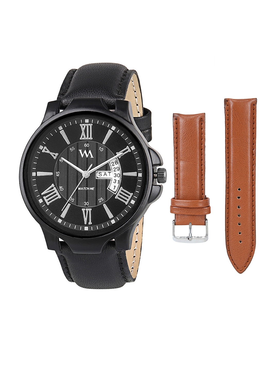 

WM Men Black Analogue Watch ddwm-036-wms-004