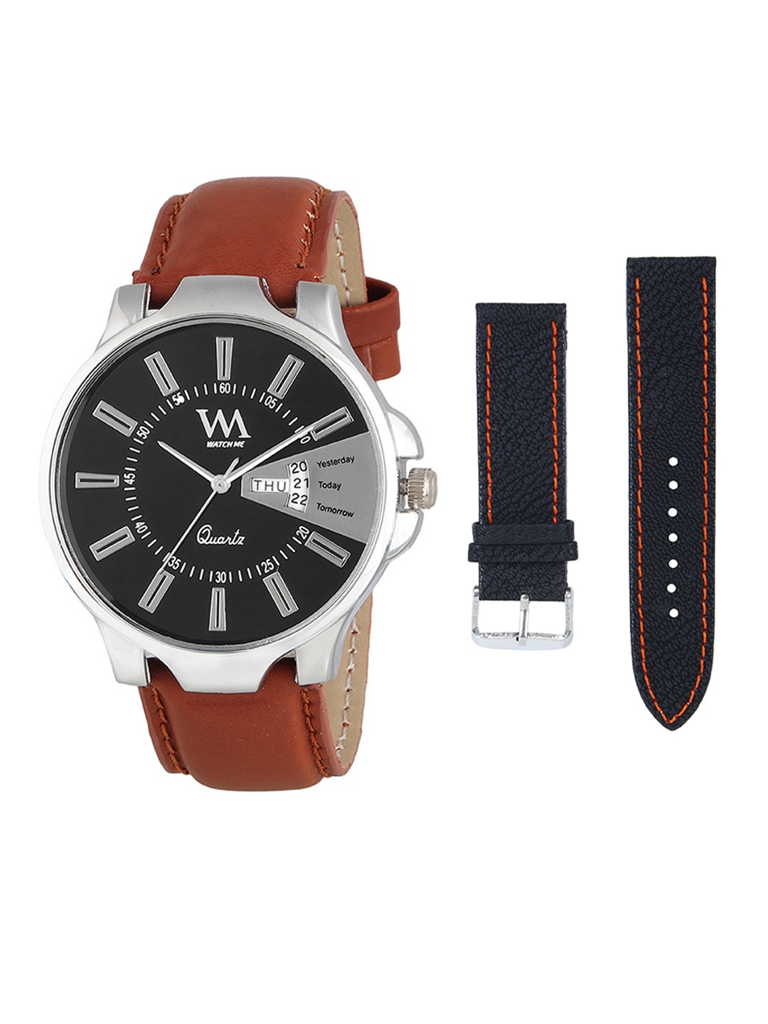 

WM Men Black Analogue Watch DDWM-007-WMS-009