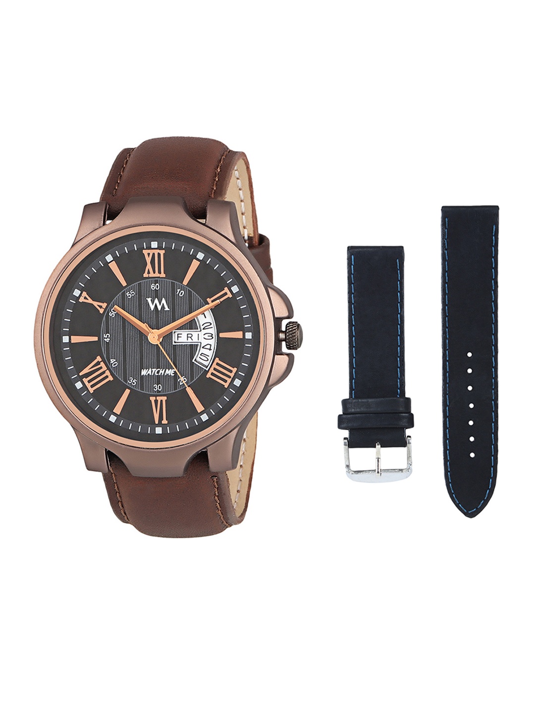 

WM Men Black Analogue Watch DDWM-023-WMS-008