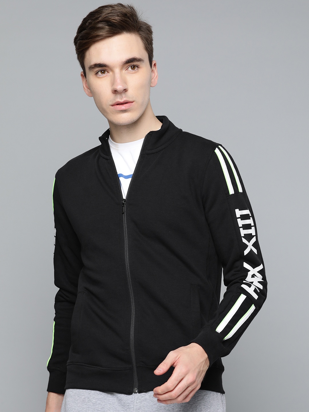 

HRX by Hrithik Roshan Men Black Solid Training Sweatshirt