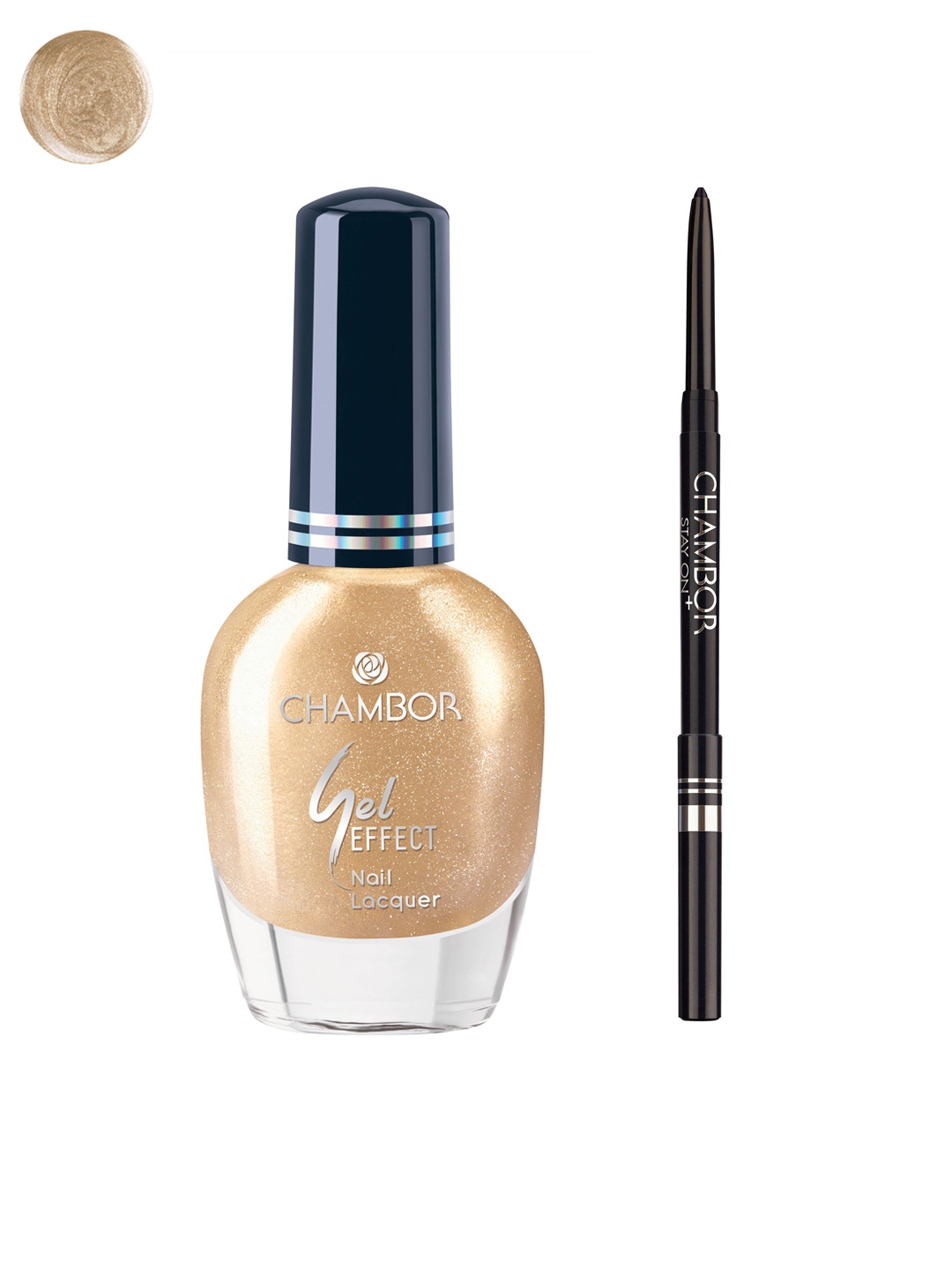 

Chambor Set of 2 Makeup Kit, Gold