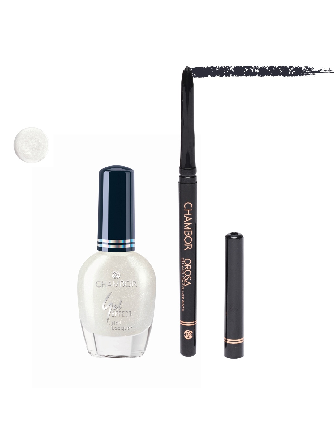 

Chambor Set Eyeliner Pencil & Nail Polish, Black