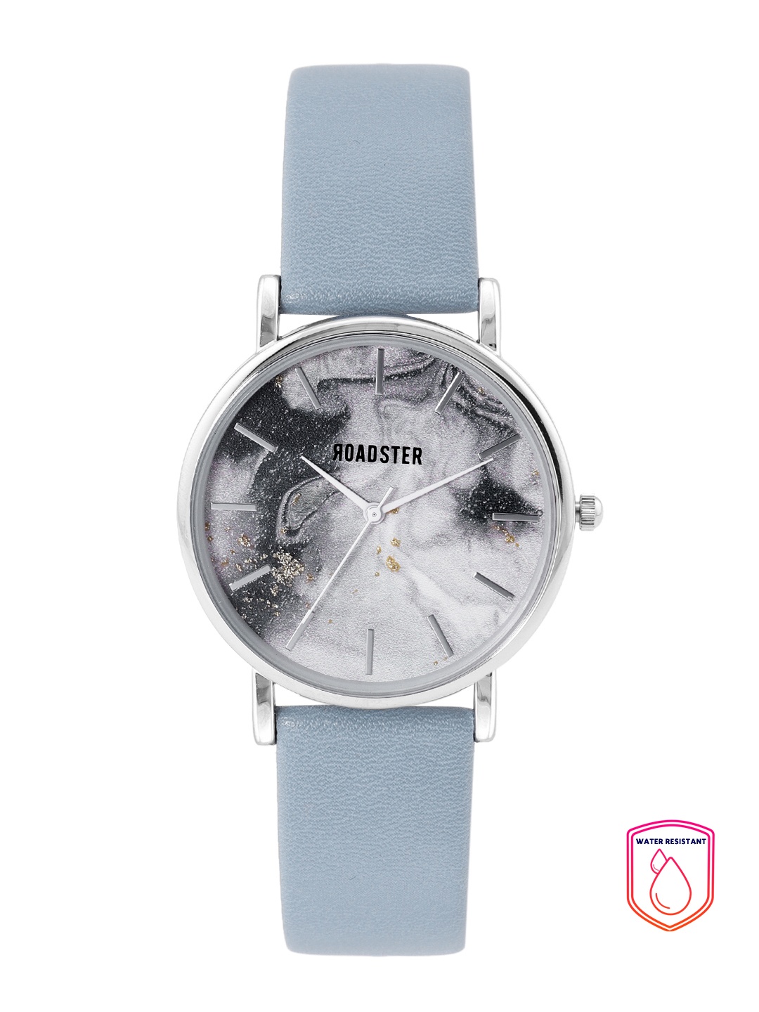 

Roadster Women Grey Printed Dial & Blue Straps Analogue Watch