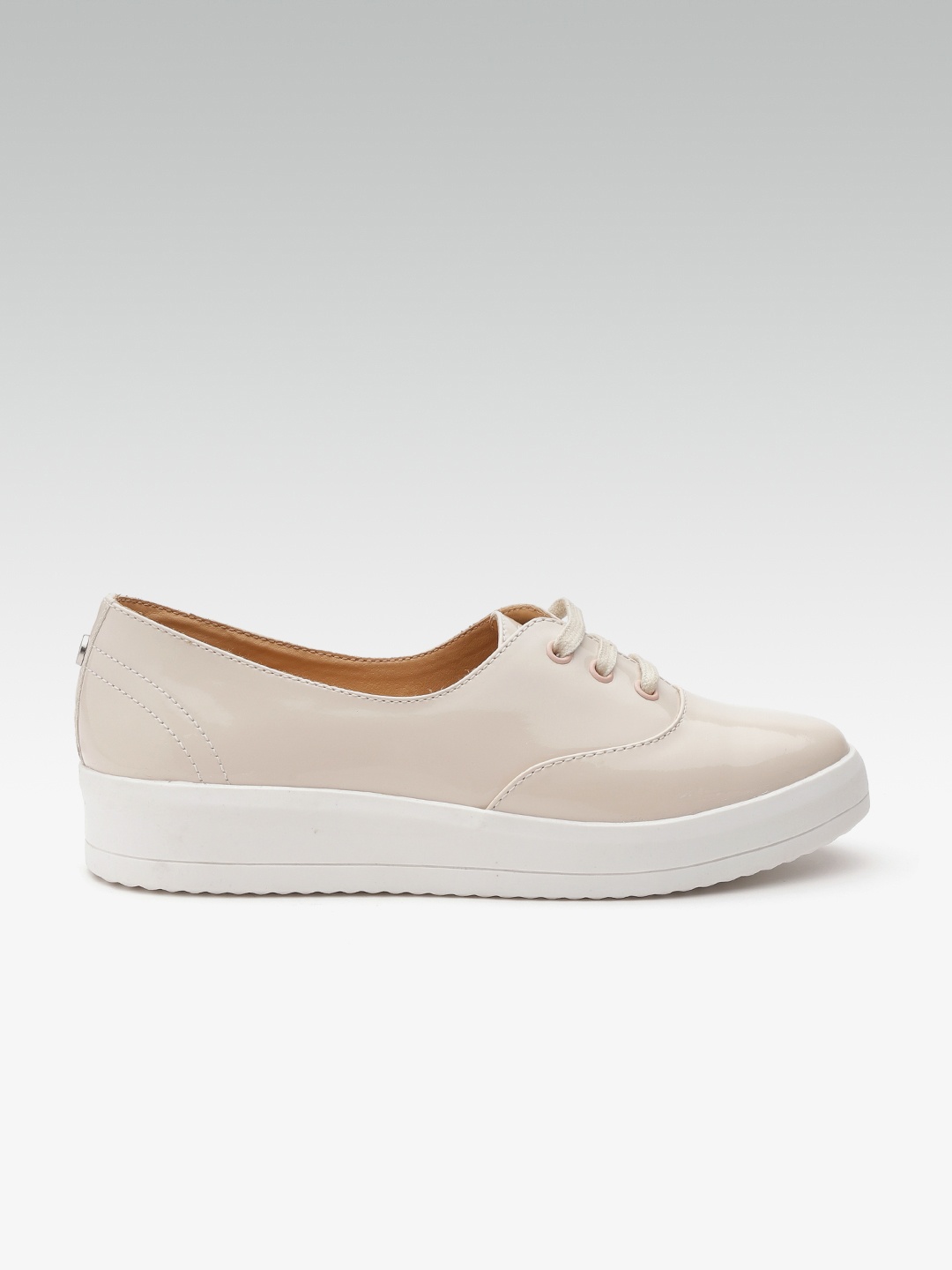 

Carlton London Women Beige Solid Sneakers