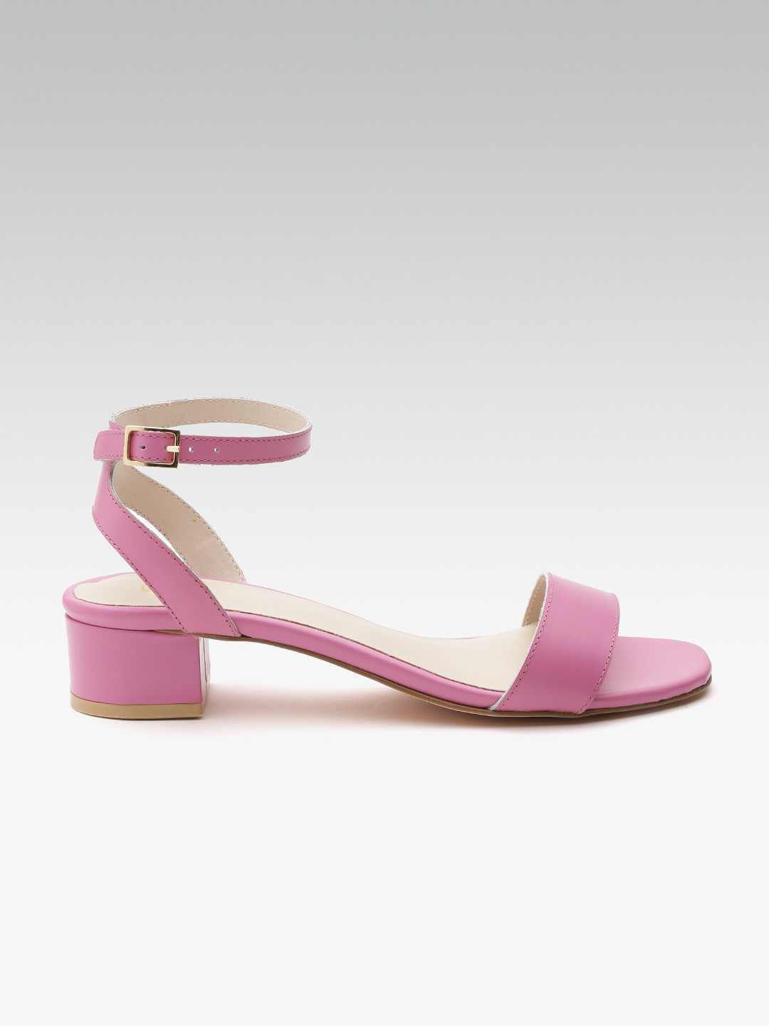 

Carlton London Women Pink Solid Block Heels