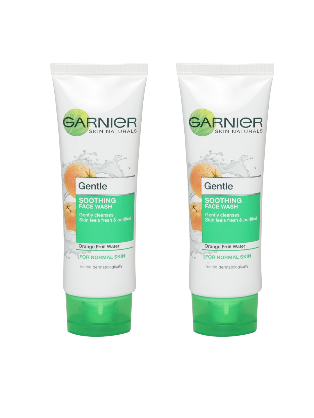 

Garnier Skin Naturals Pack of 2 Gentle Orange Fruit Water Soothing Fash Wash, White