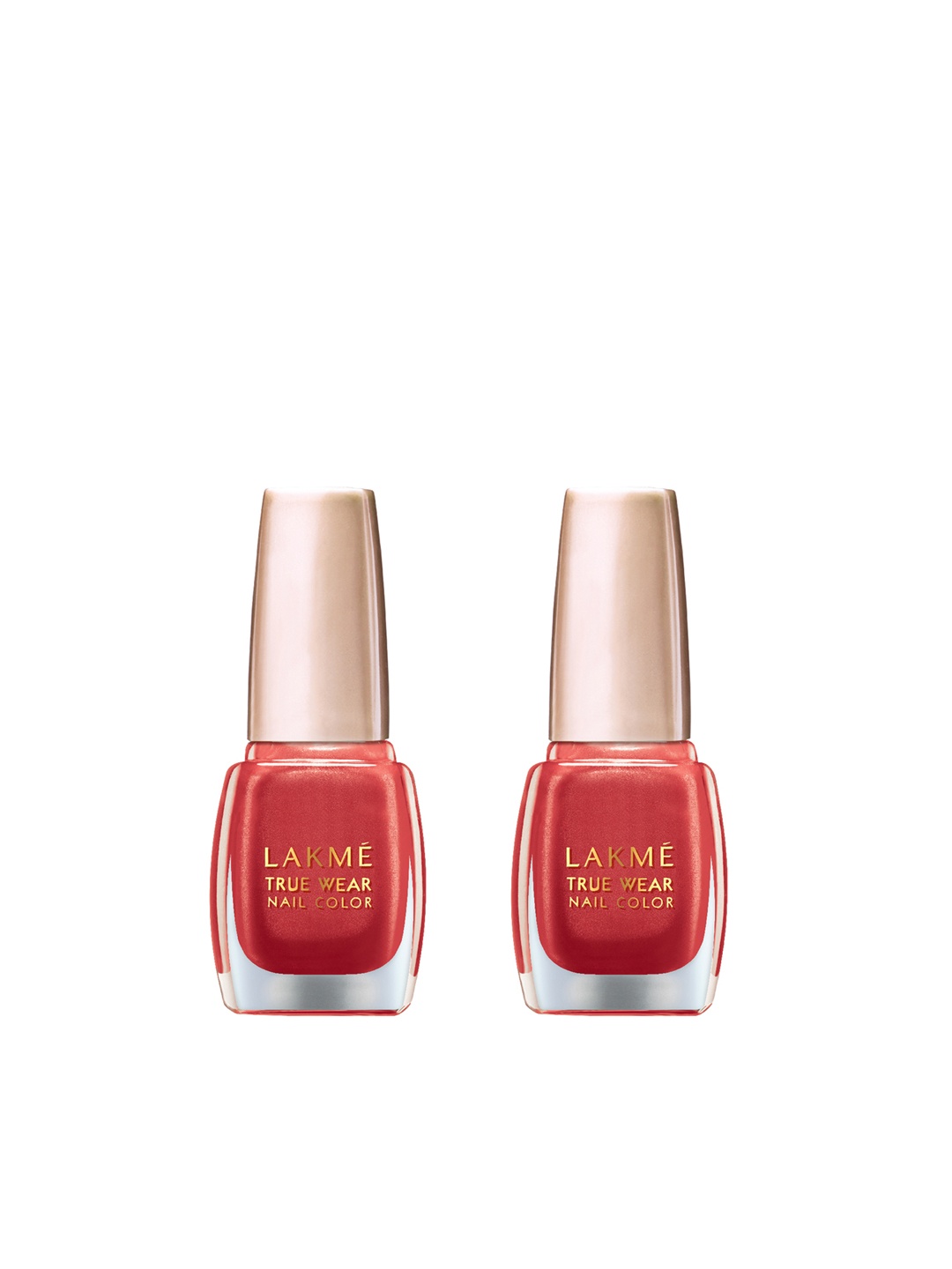 

Lakme Set of 2 True Wear 501 Nail Colors, Red