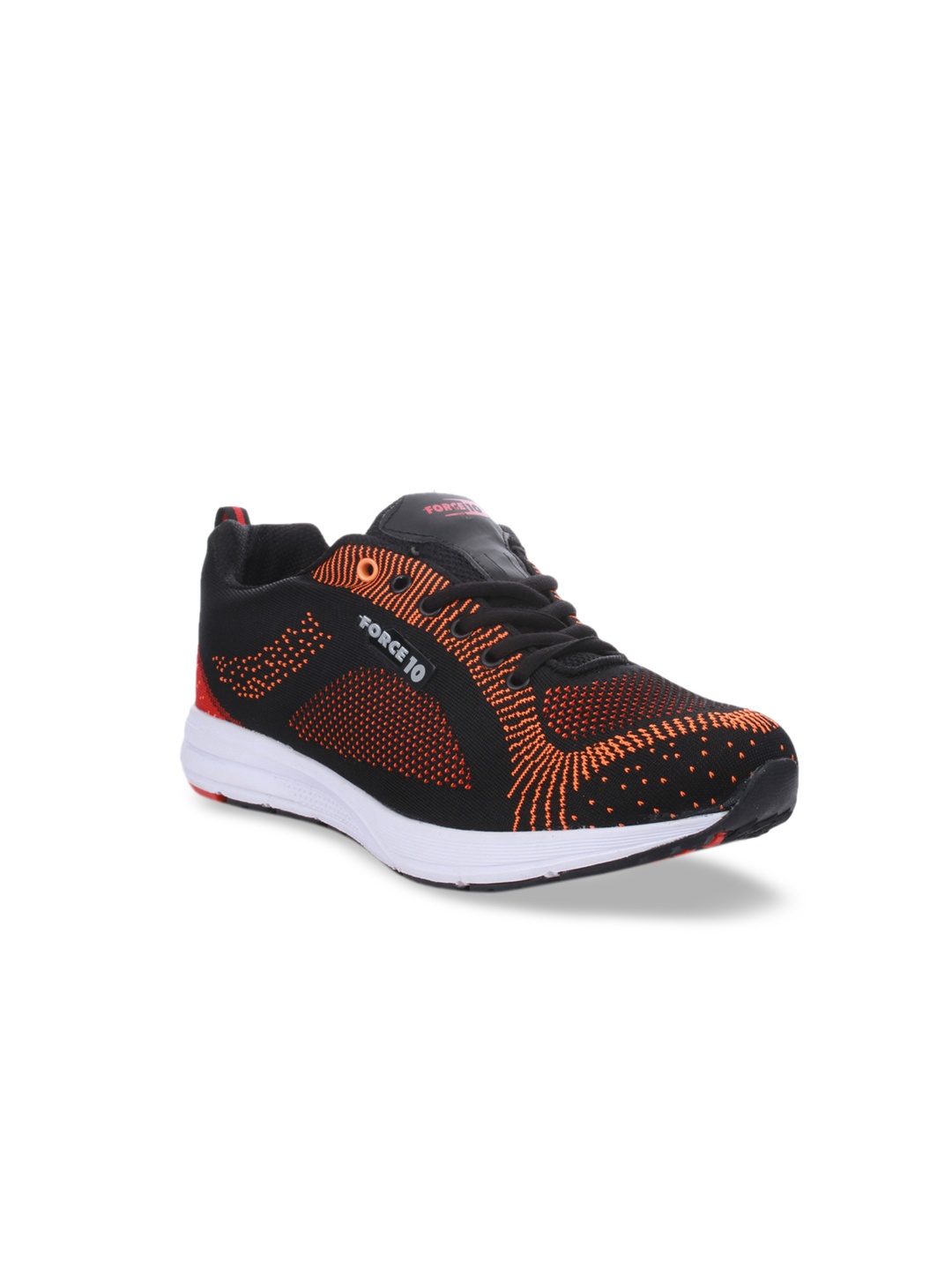 

Force 10 Men Orange & Black Running Shoes