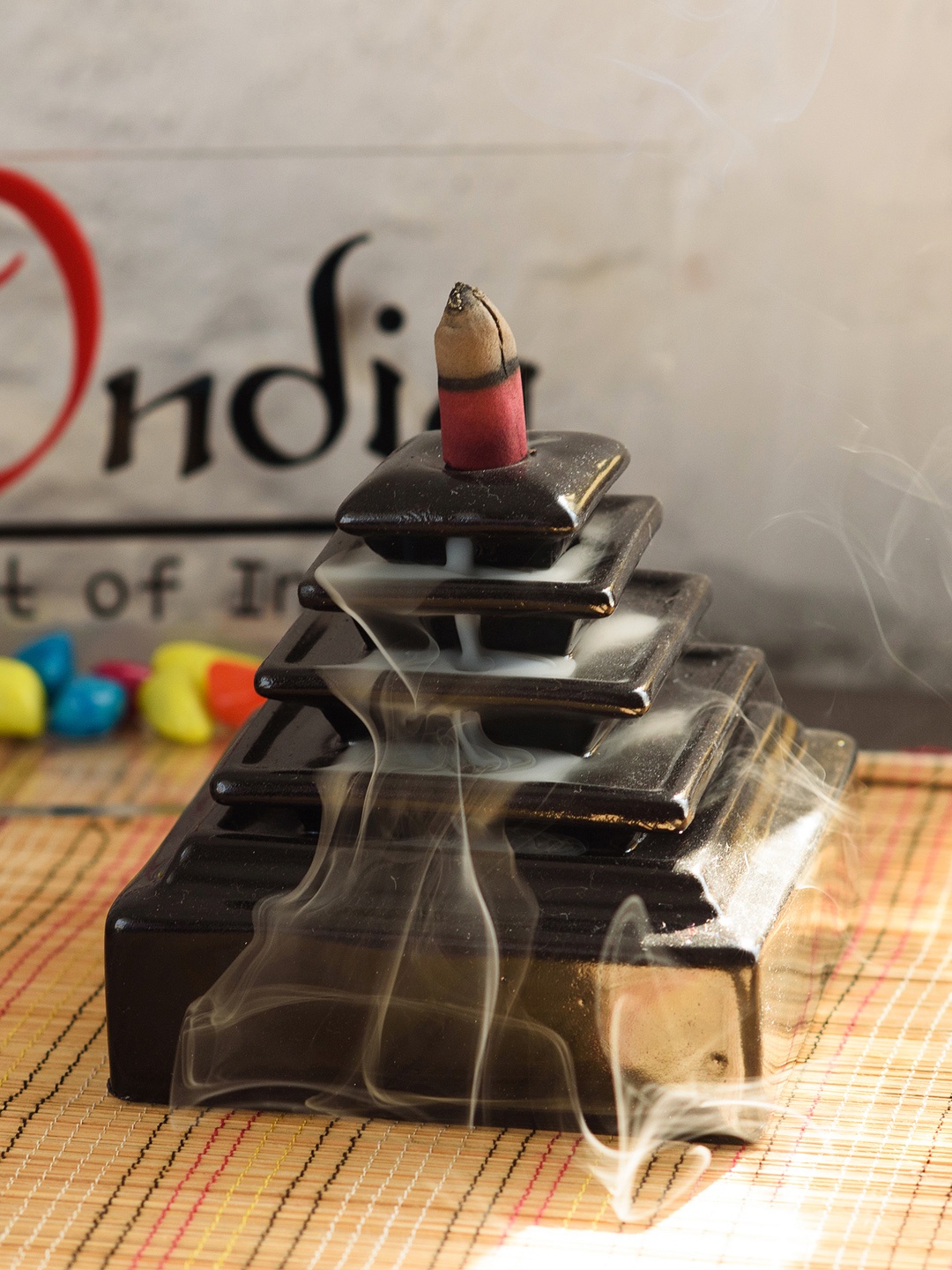 

eCraftIndia Brown Smoke Fountain Showpiece
