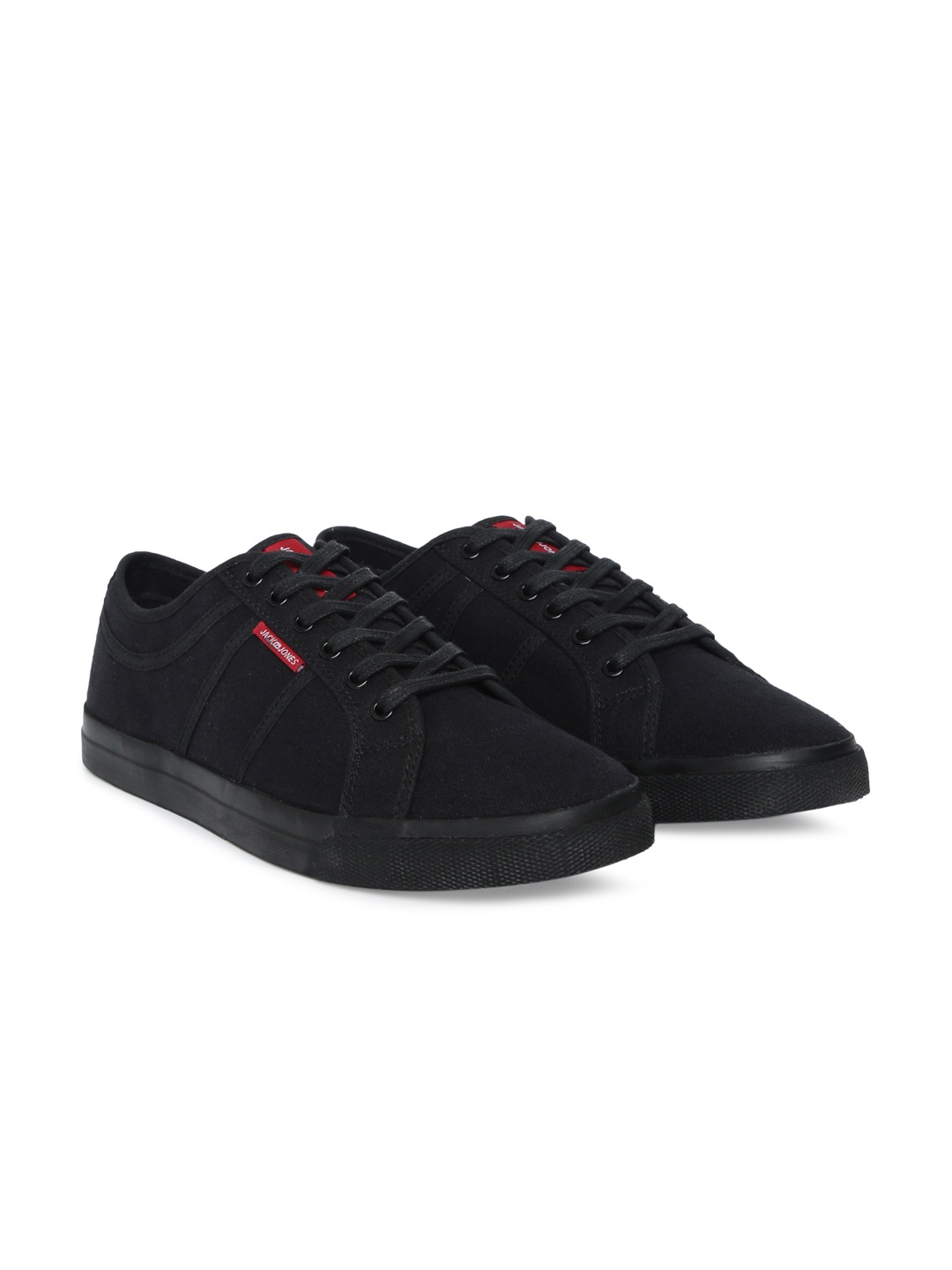 

Jack & Jones Men Black Solid Sneakers