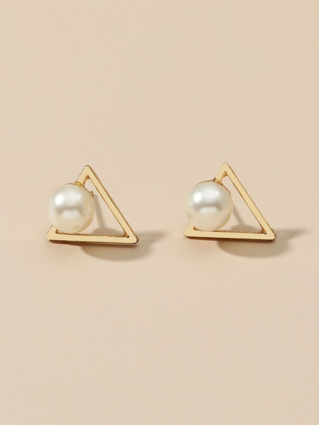 

OOMPH Gold-Plated Triangular Studs