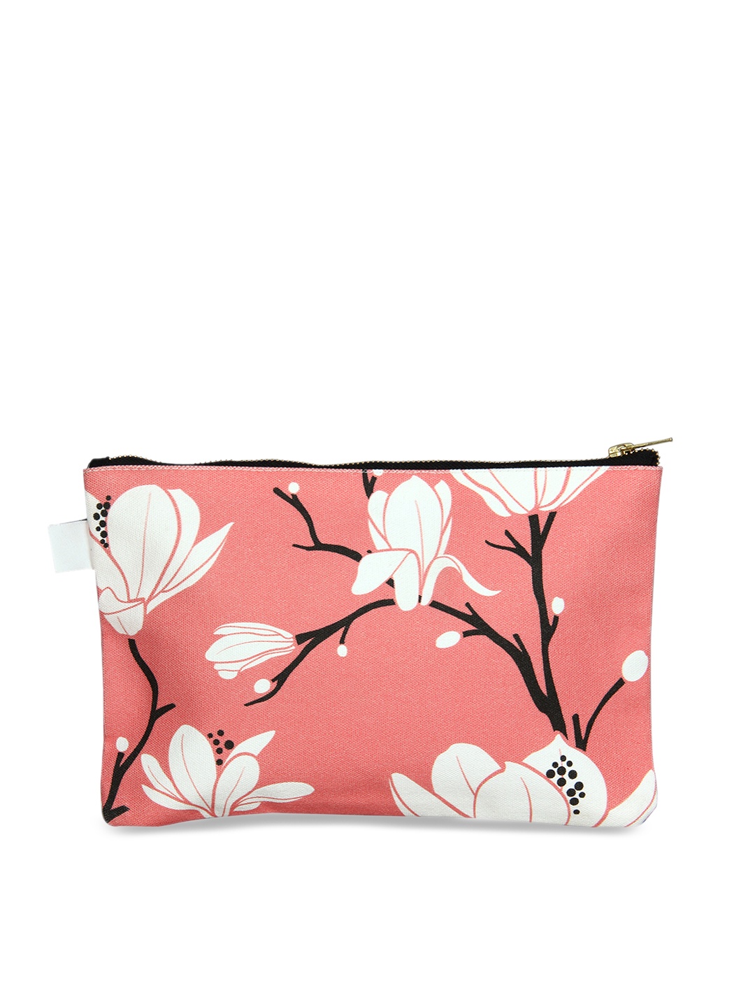 

EcoRight Women Peach-Coloured & White Printed Travel Pouch