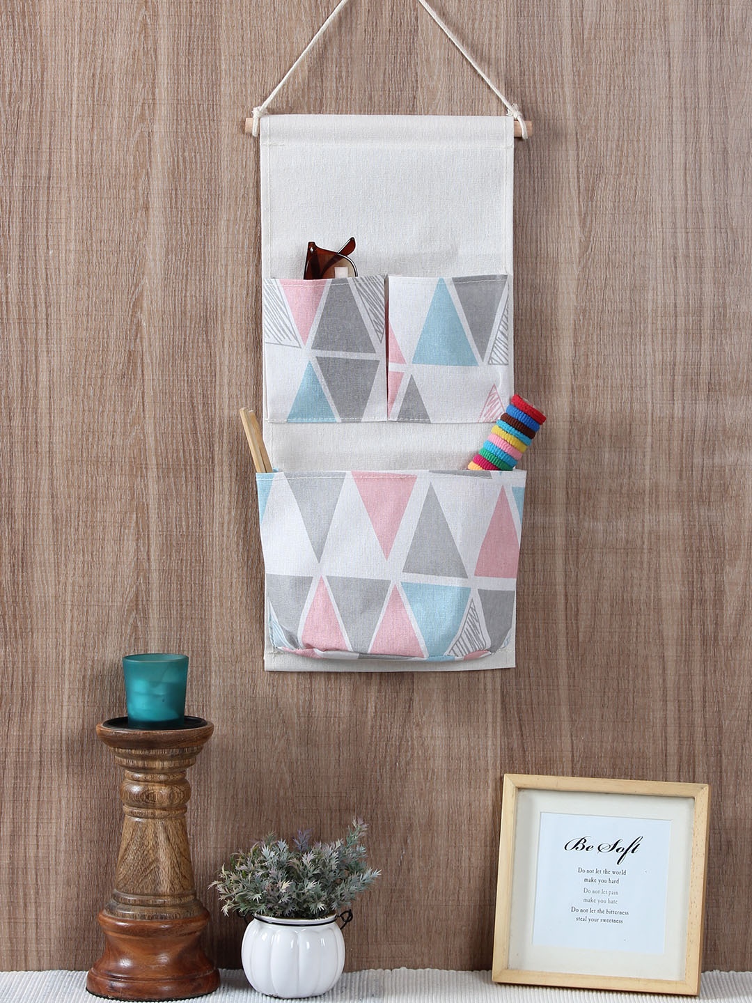 

Cortina White & Multicoloured Printed Handbag Organiser