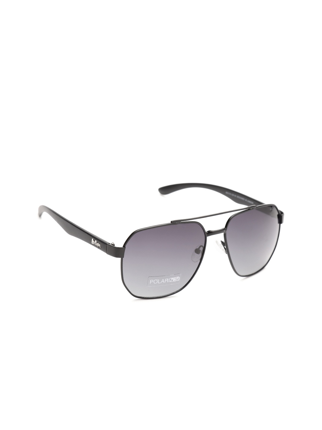 

Lee Cooper Men Square Polarized Sunglasses LC9175NTB BLK, Grey