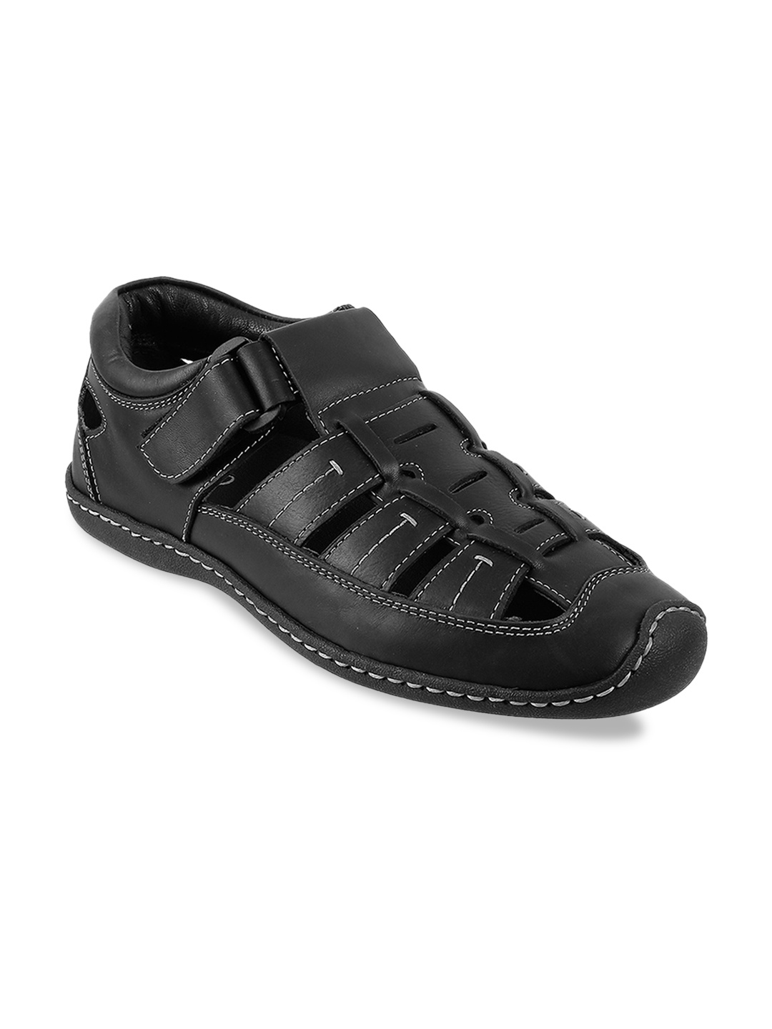 

Metro Men Black Sandals