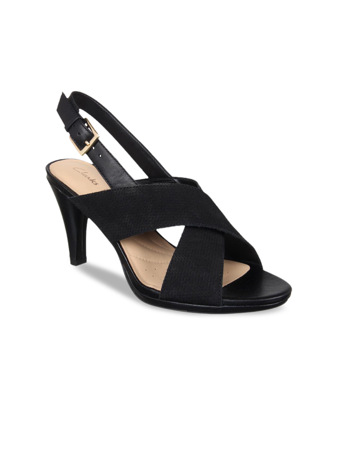 

Clarks Women Black Solid Sandals