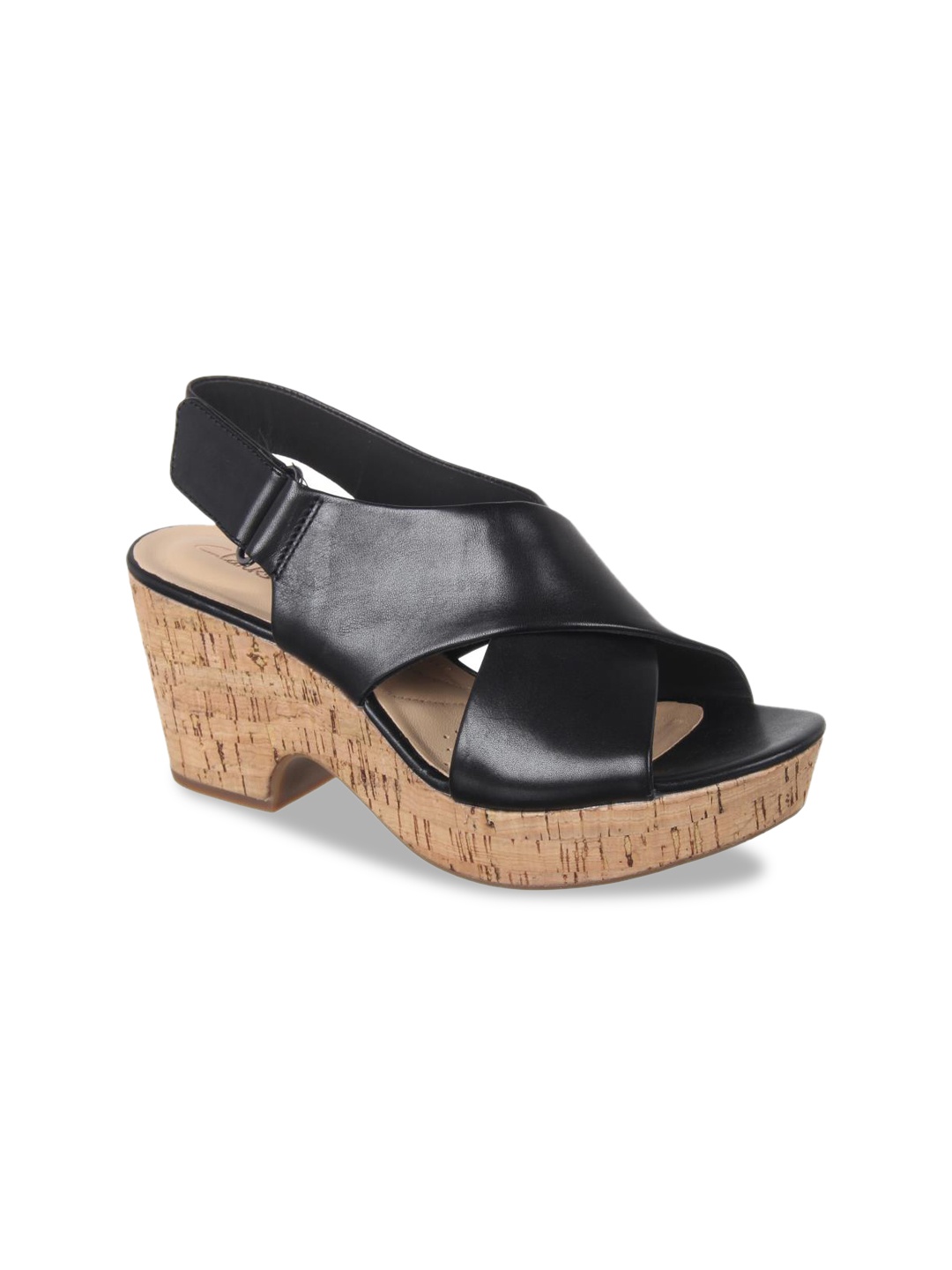 

Clarks Women Black Solid Sandals