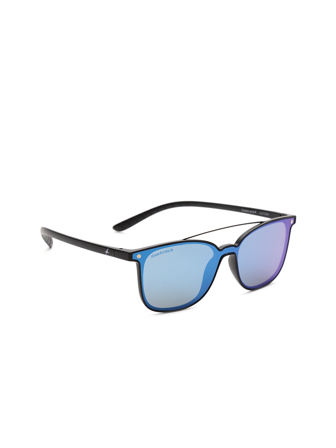

Fastrack Men Mirrored Square Sunglasses U007GR2, Blue