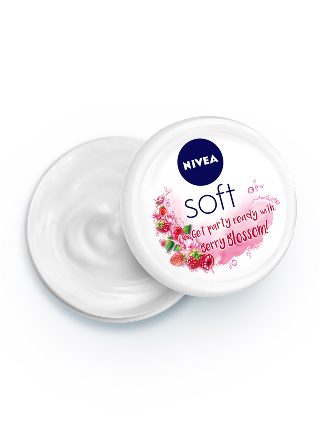 

Nivea Unisex Soft Light Berry Blossom Moisturiser 200 ml, Pink