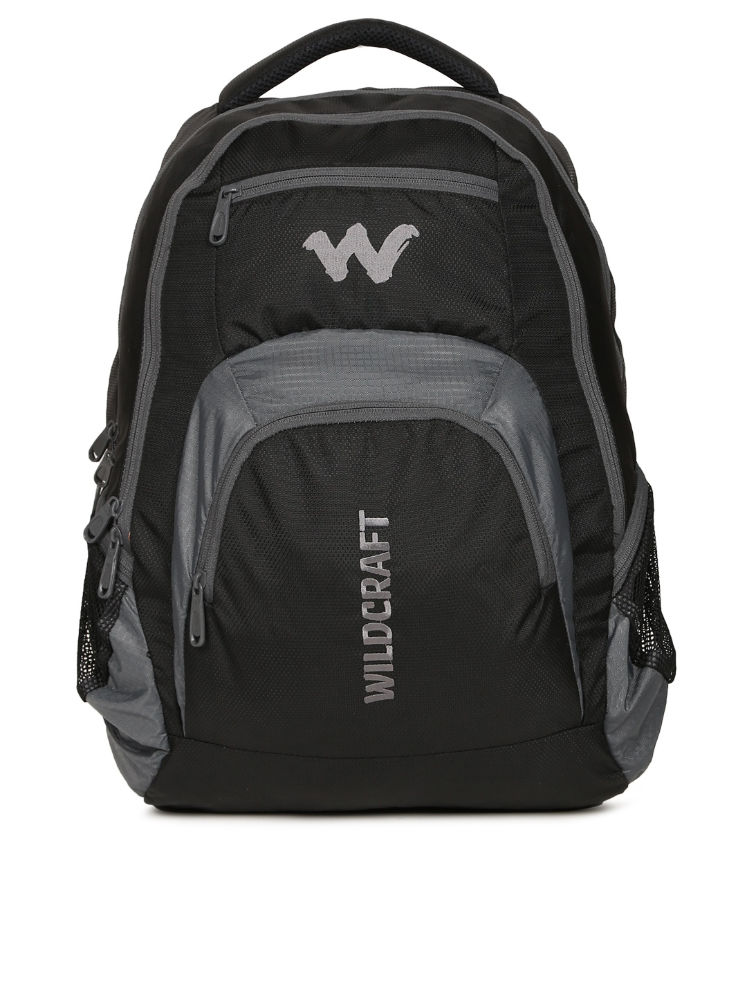 

Wildcraft Unisex Black & Grey Solid Backpack
