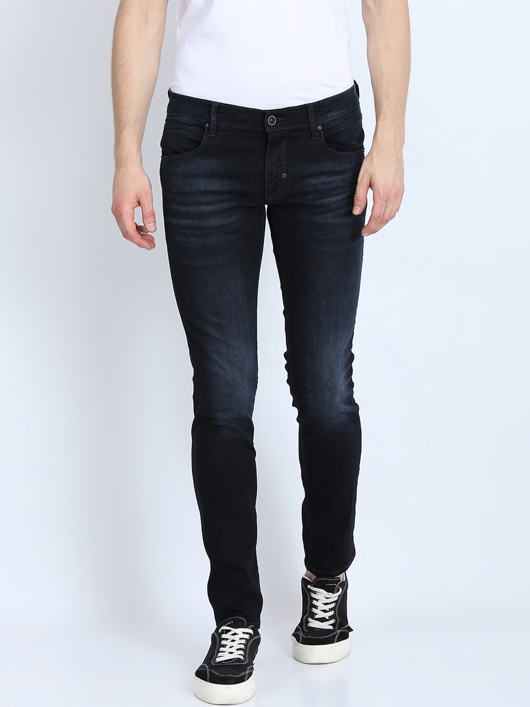 

Antony Morato Men Blue Slim Fit Mid-Rise Clean Look Stretchable Jeans