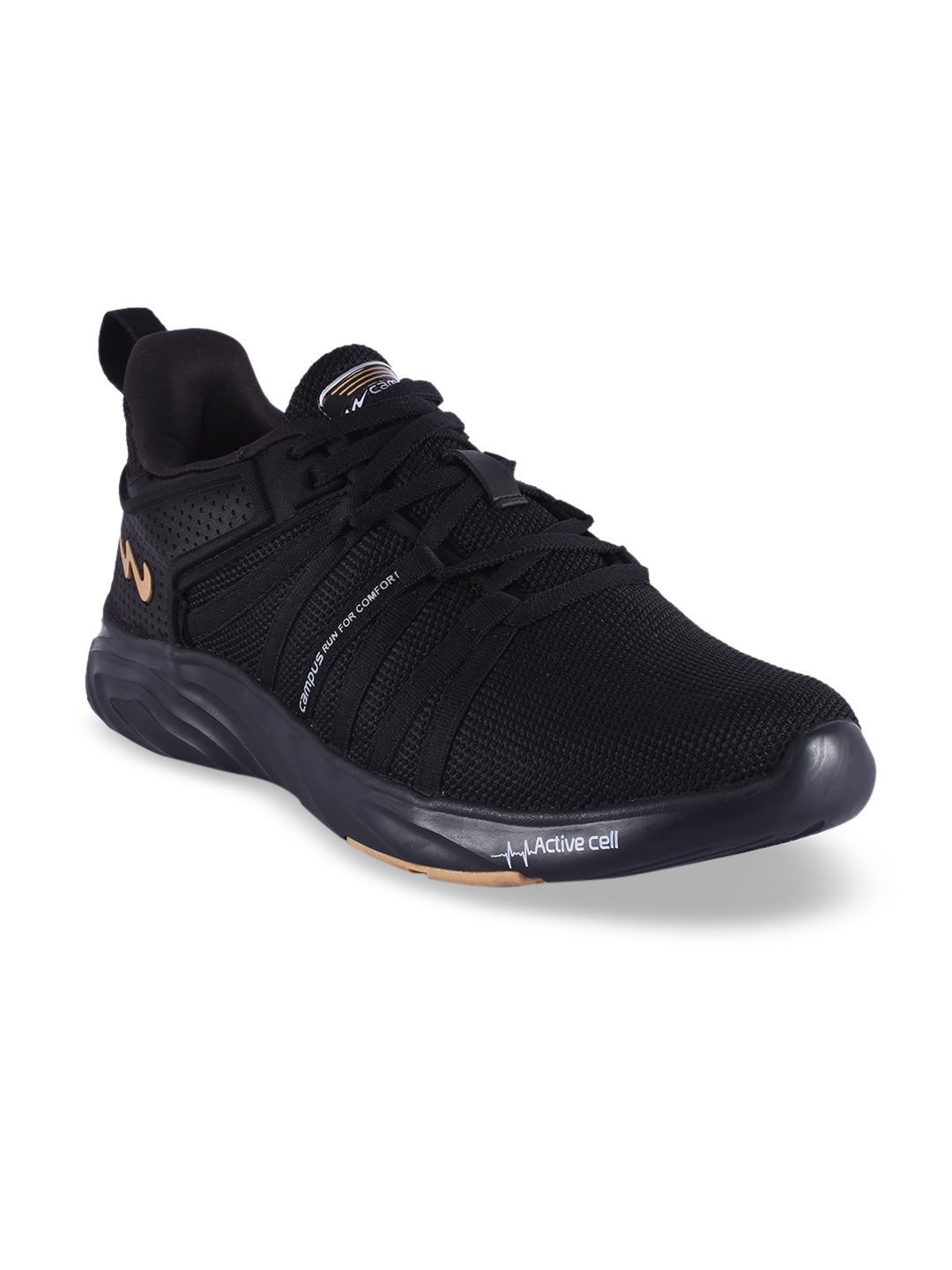

Campus Men Black Running Shoes