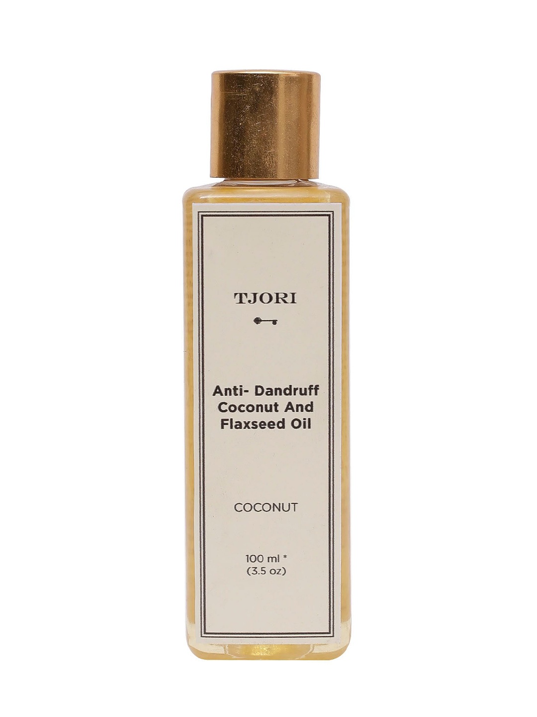 

TJORI Unisex Anti- Dandruff Coconut and Flaxseed Oil 100ml, Yellow