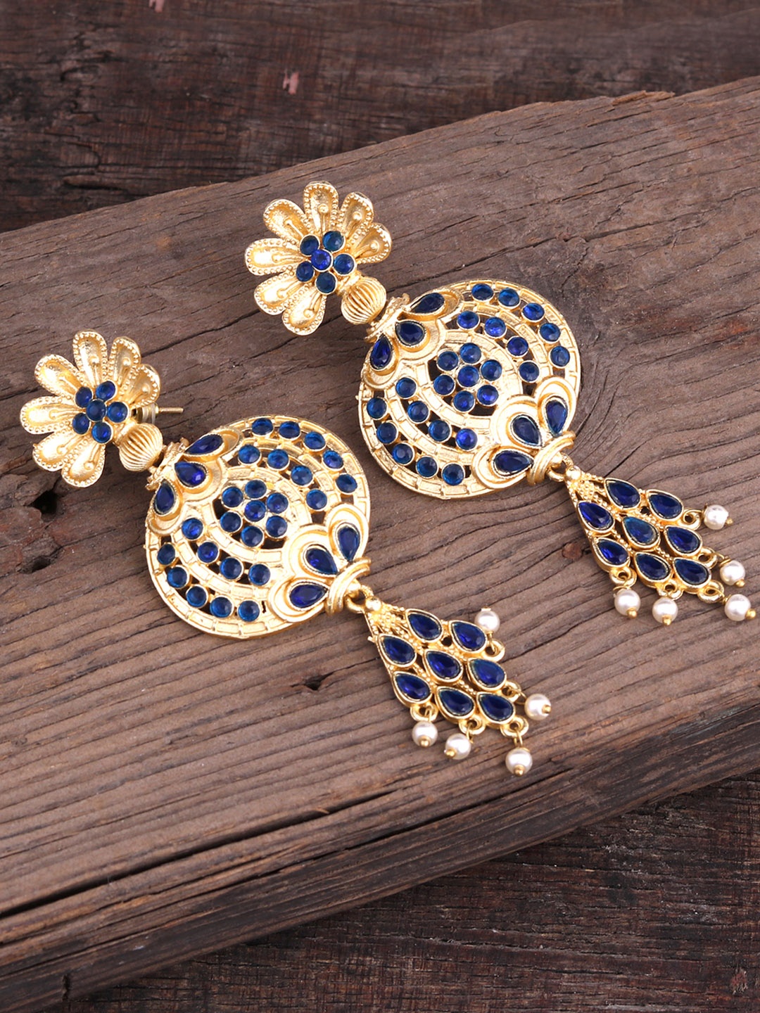 

Silvermerc Designs Gold-Plated Classic Jhumkas