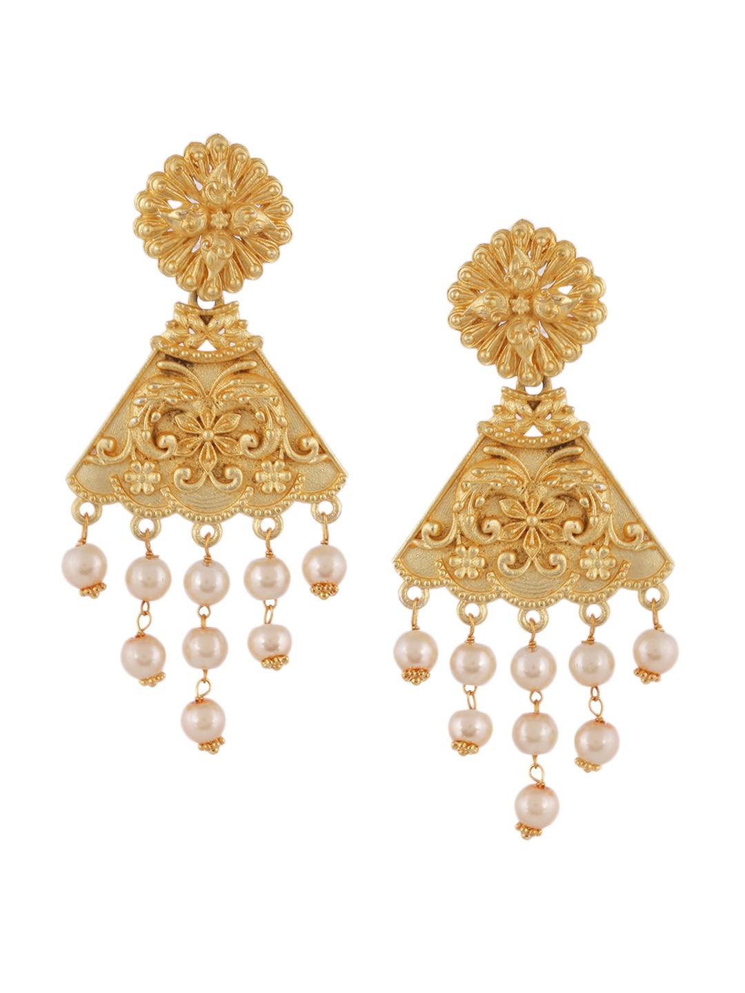 

Silvermerc Designs Gold-Plated Classic Drop Earrings