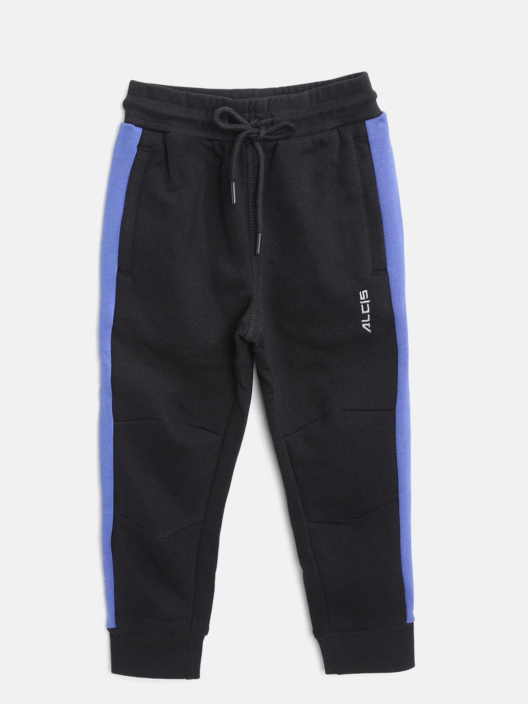 

Alcis Boys Black Solid Slim Fit Joggers