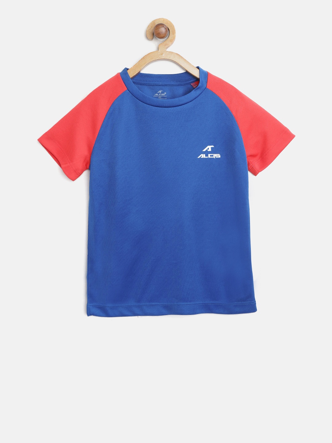 

Alcis Boys Blue Solid Slim Fit Round Neck T-shirt