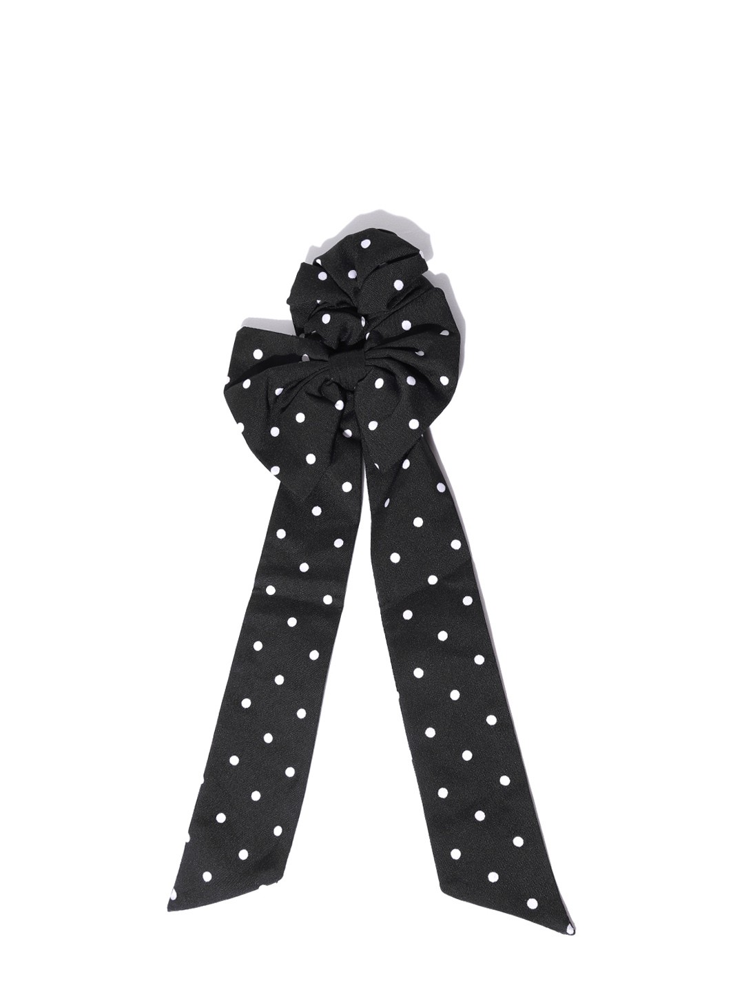 

Blueberry Black & White Printed Scrunchie