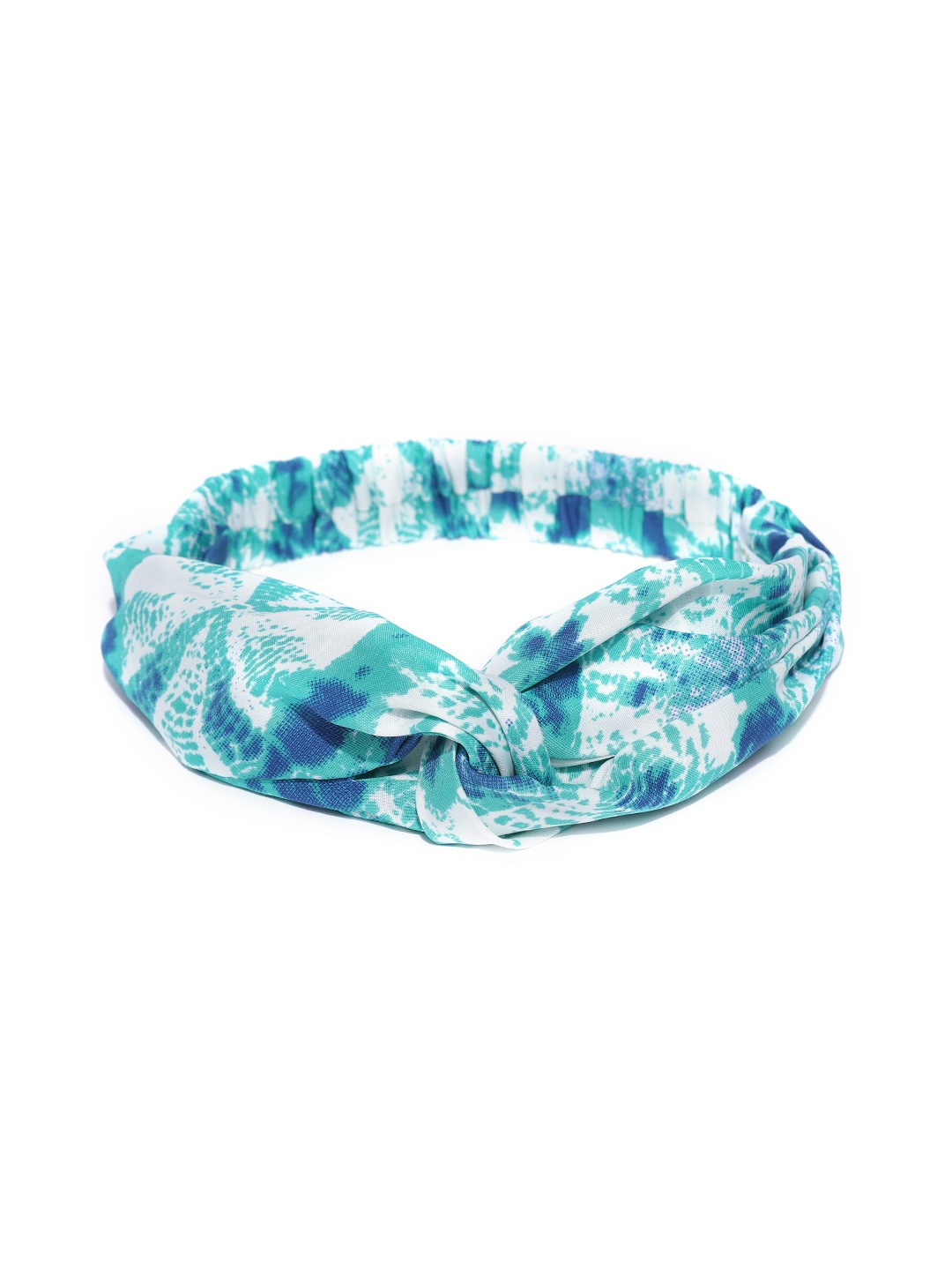 

Blueberry Blue & White Printed Hairband