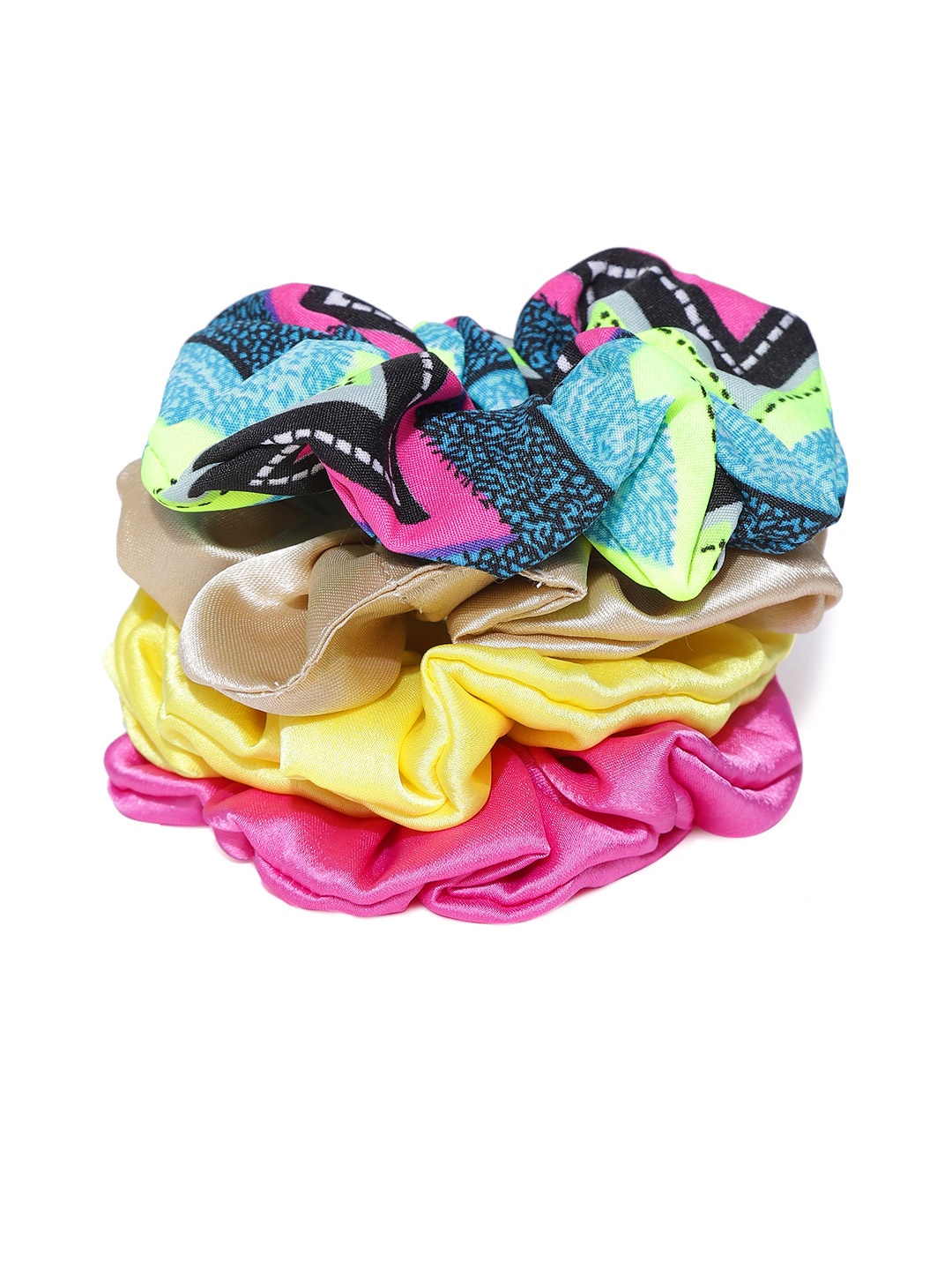 

Blueberry Women Set of 4 Scrunchies, Multi
