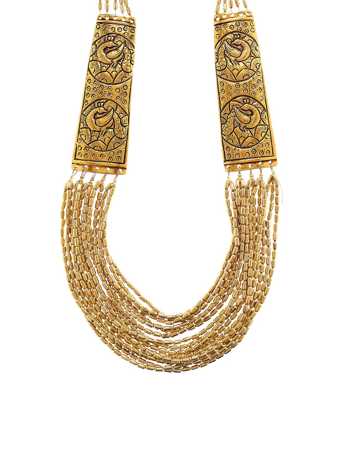 

Bamboo Tree Jewels Gold-Toned Metal Handcrafted Necklace