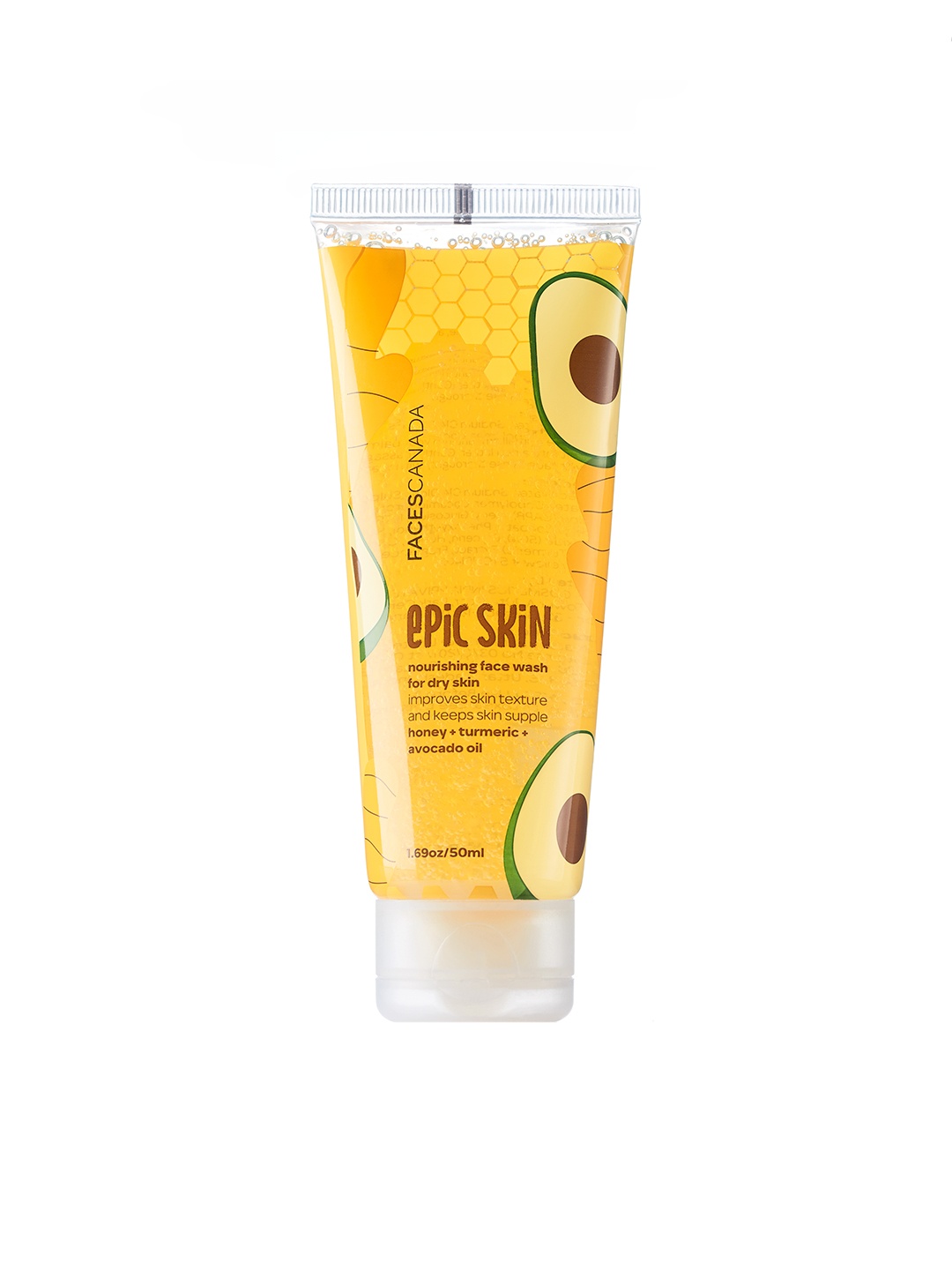 

FACES CANADA Epic Skin Facewash for Dry Skin 50 ml, Yellow