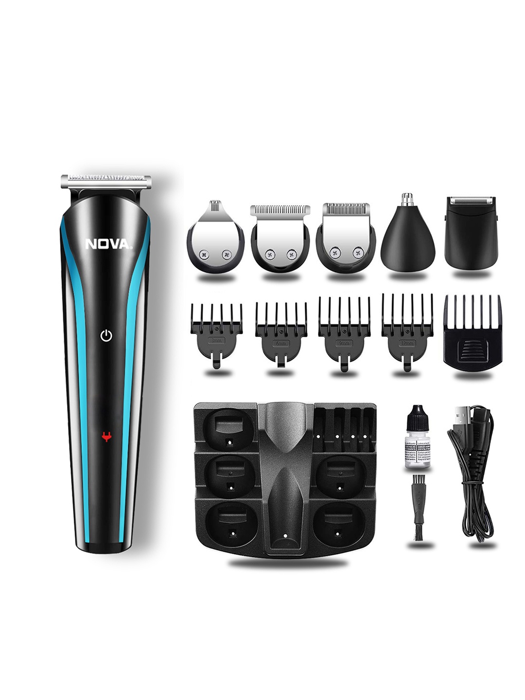 

NOVA Men NG-1152 USB Cordless Trimmer - Black