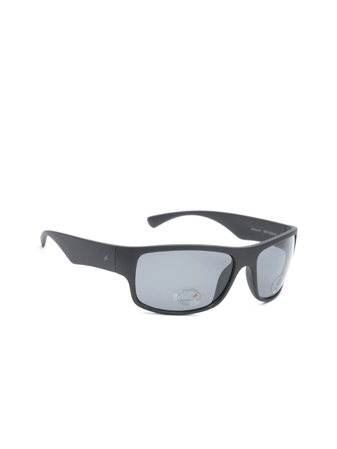 

Fastrack Men Rectangle Polarised Sunglasses NBP192BK4P, Grey