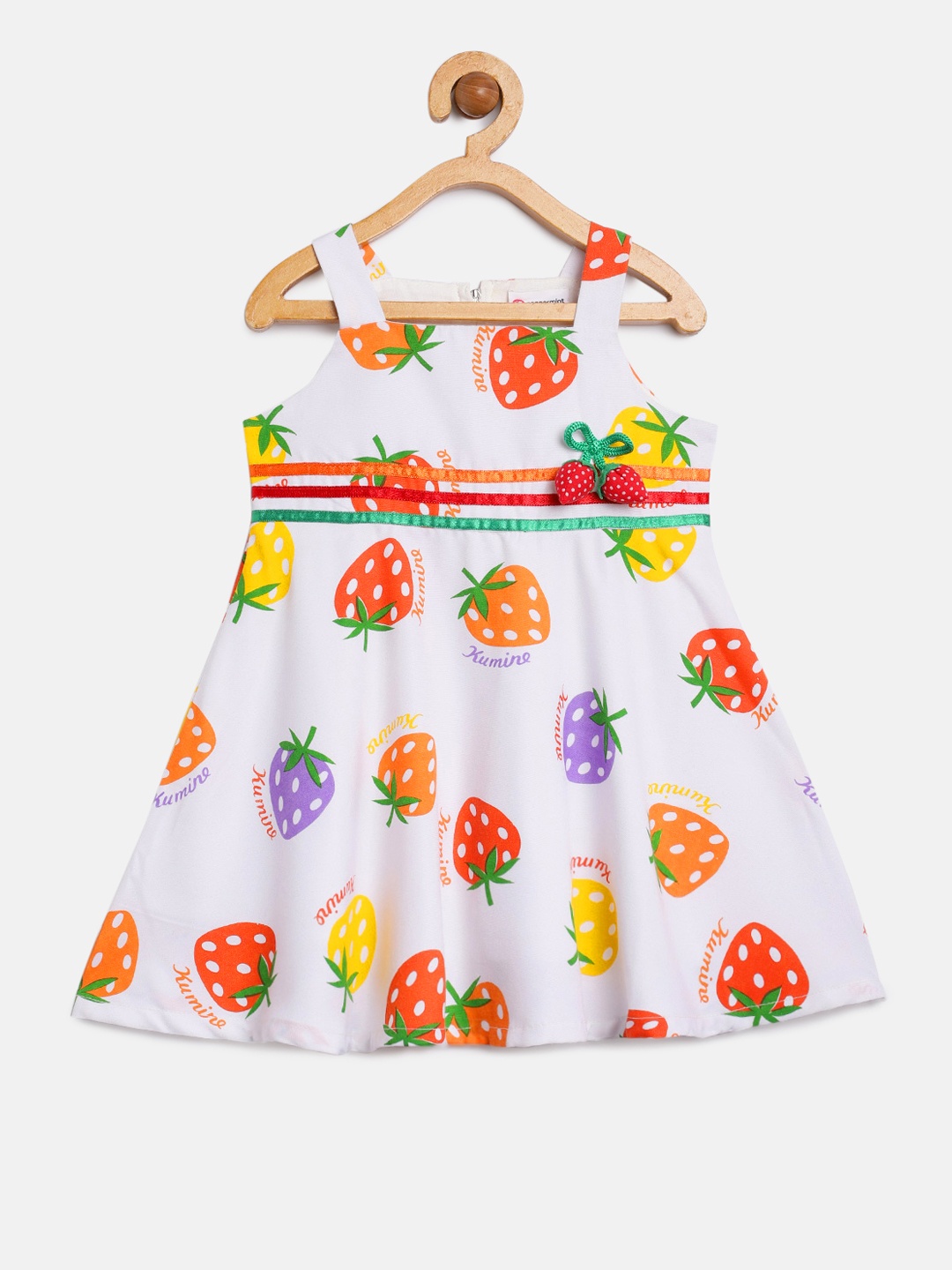 

Peppermint Girls White A-Line Dress
