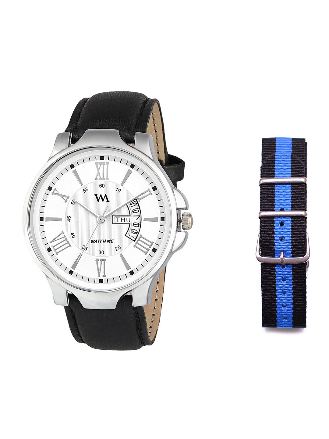 

WM Men White Analogue Watch