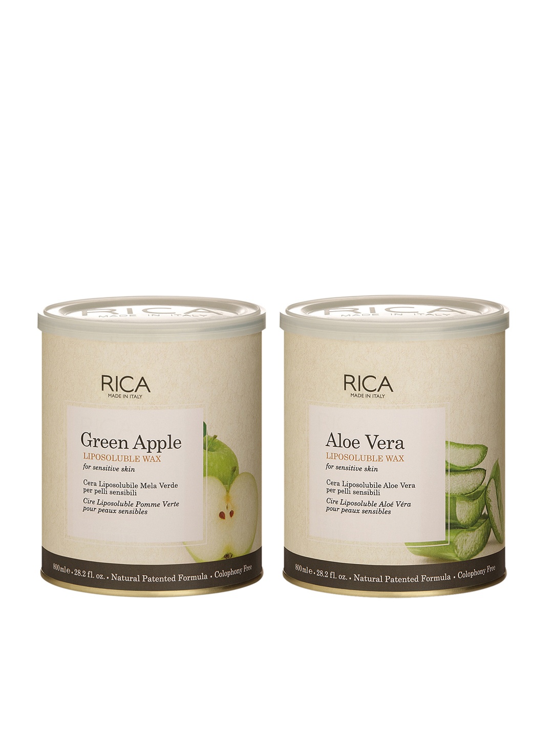 

RICA Pack of Aloe Vera and Green Apple, Na