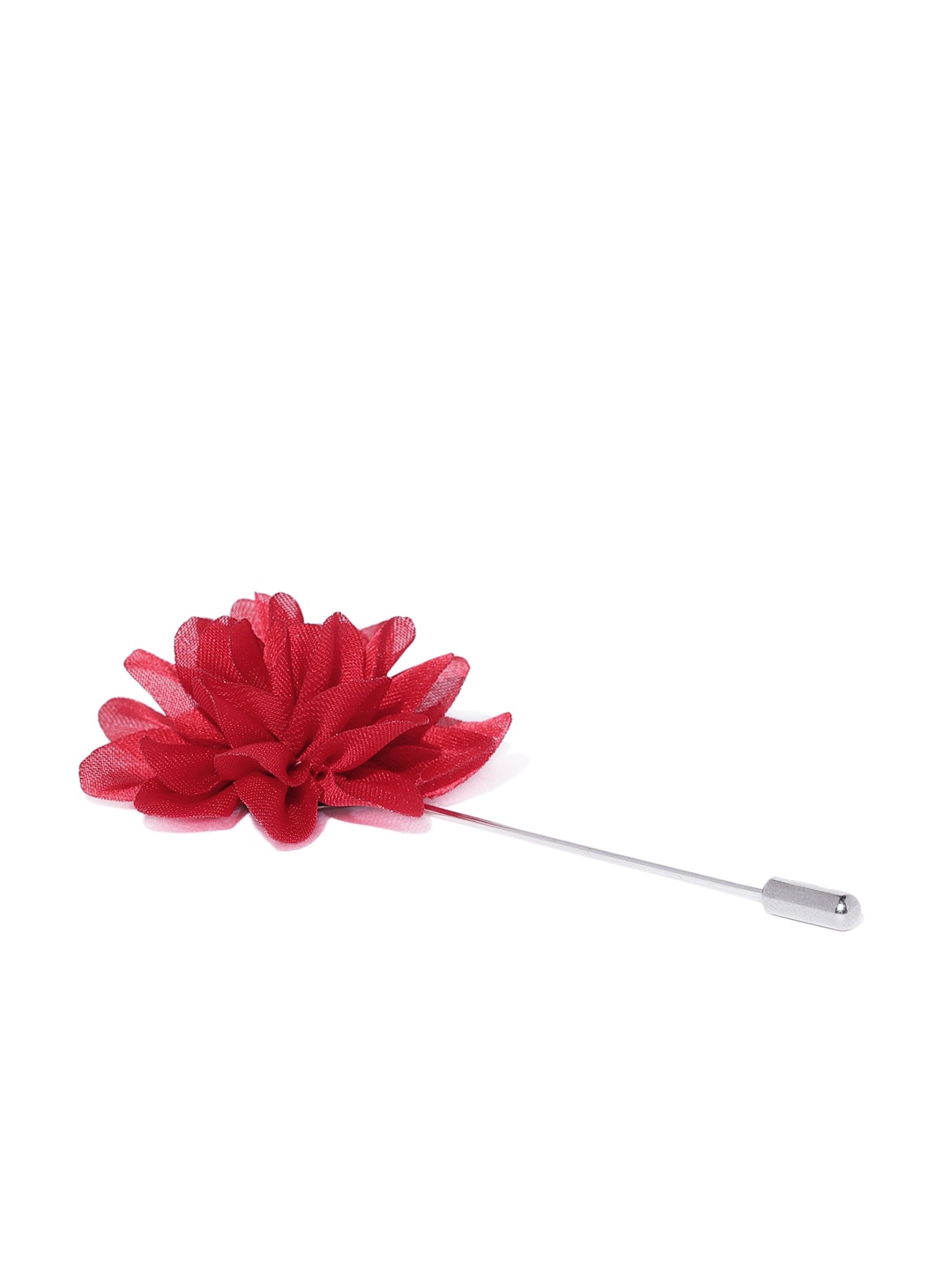 

Peora Men Red Brooch Lapel Pin