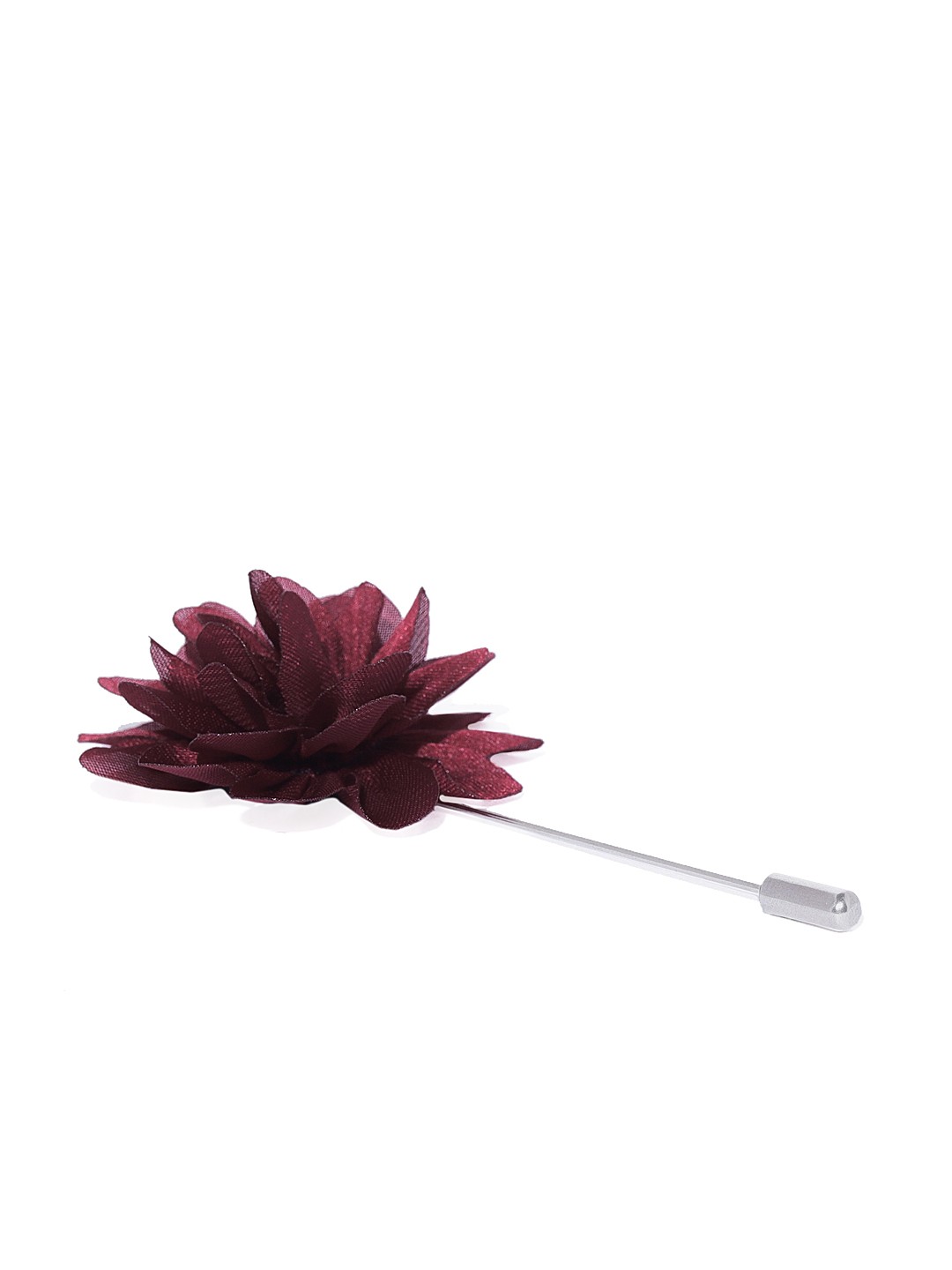 

Peora Men Maroon Brooch Lapel Pin