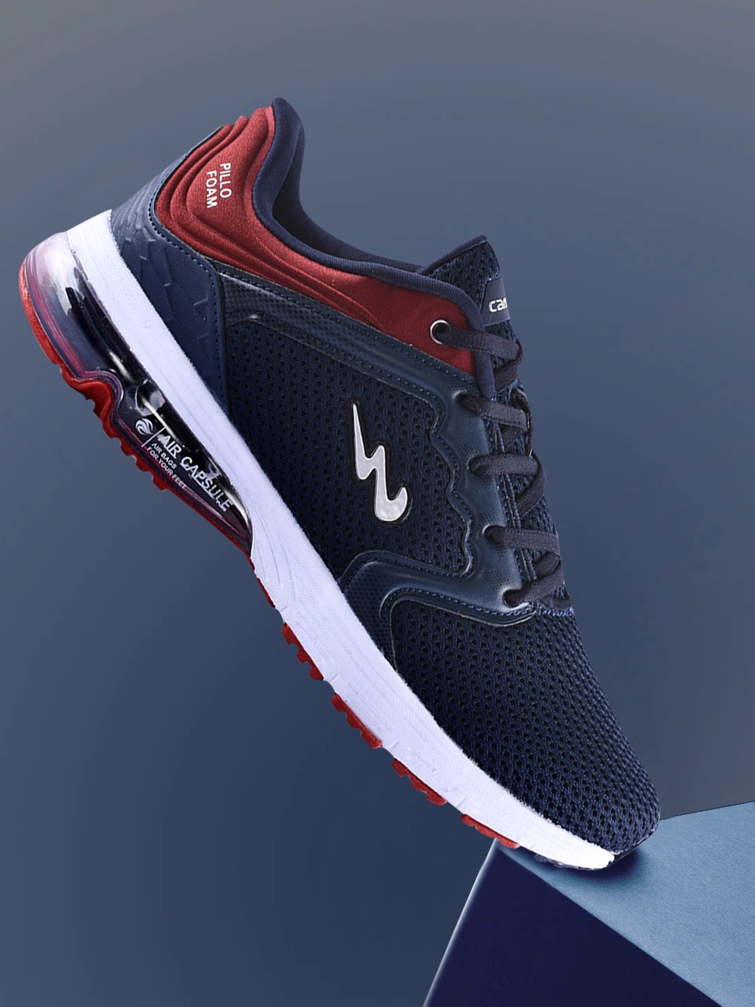 

Campus Men Navy Blue Running Shoes