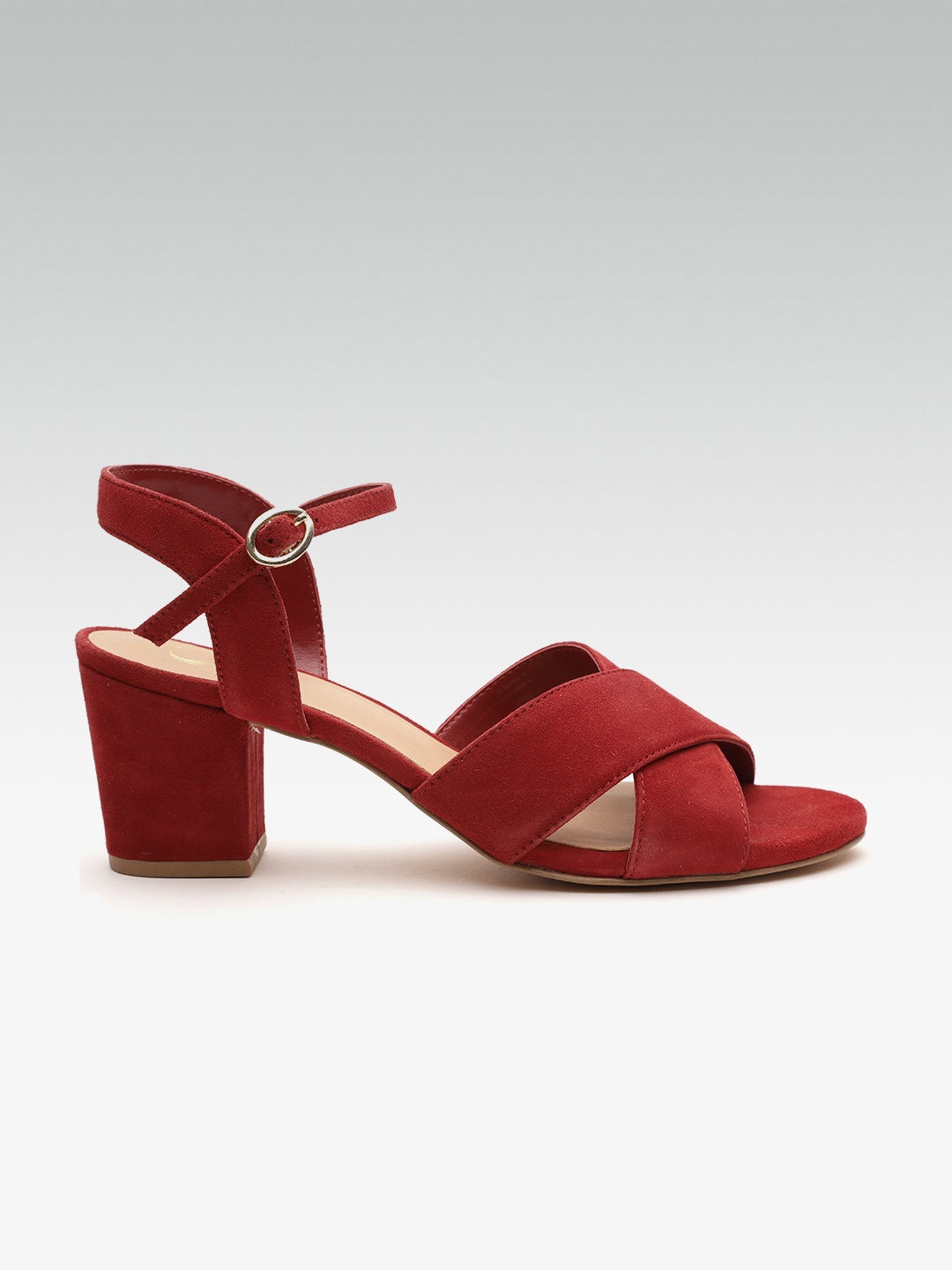 

Carlton London Women Brick Red Solid Heels