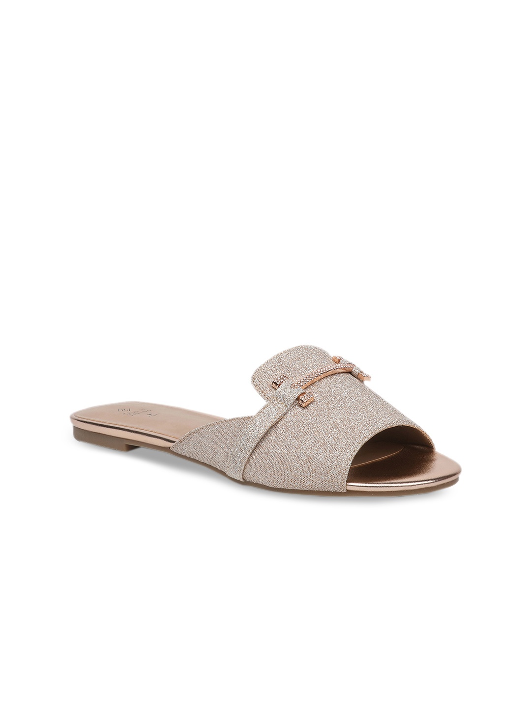 

Call It Spring Women Rose Gold Textured Mules