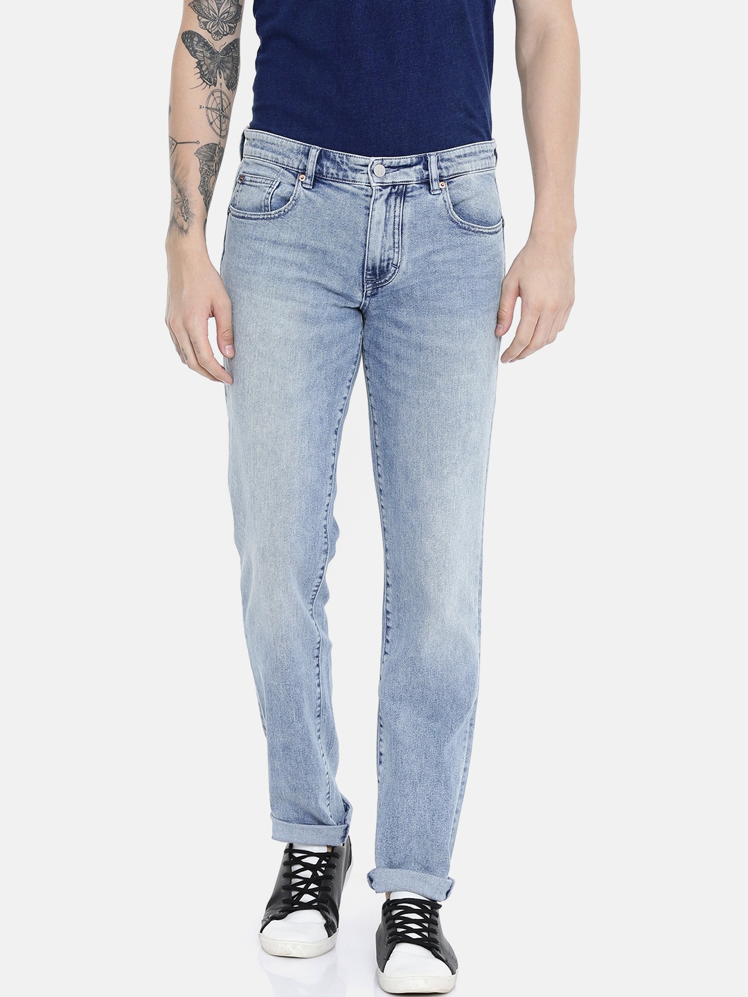 

Calvin Klein Jeans Men Blue Slim Fit Mid-Rise Clean Look Stretchable Jeans
