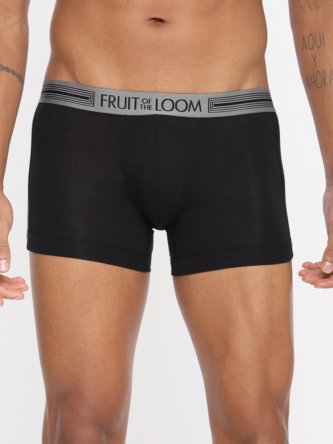 

Fruit of the Loom Men Black Solid Flex Trunk MTR20-A1S1